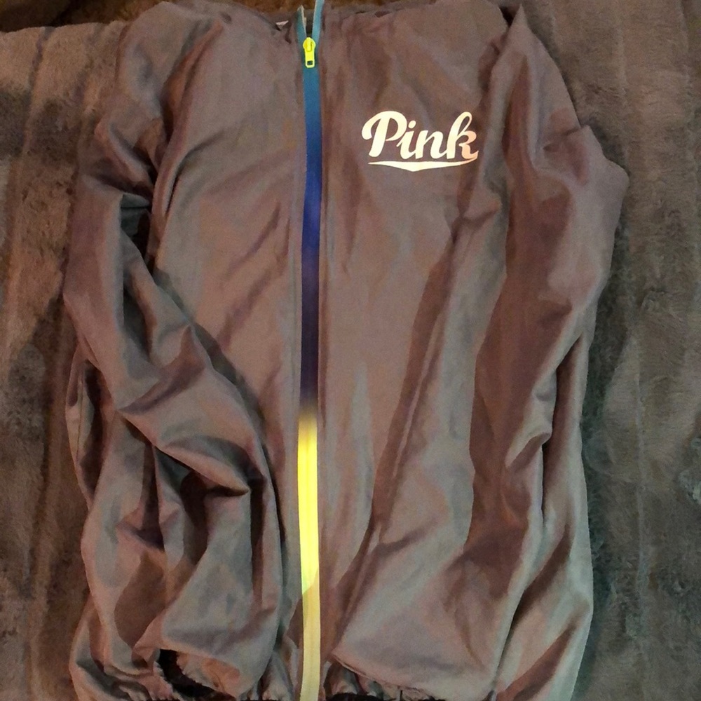 VS PINK zip up windbreaker jacket